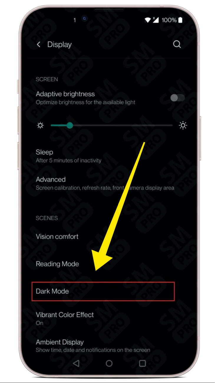 How to get dark mode on Snapchat without app appearance?