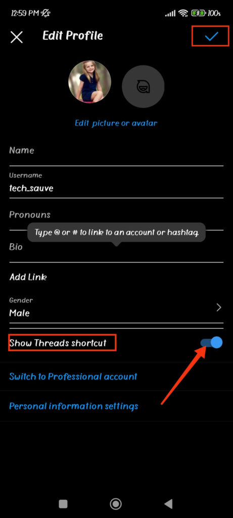 How To Remove Threads From Instagram Profile