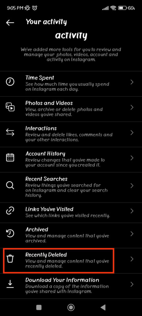 How To Find Deleted Instagram Posts