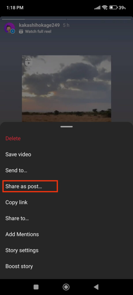 How To Repost A Video On Instagram