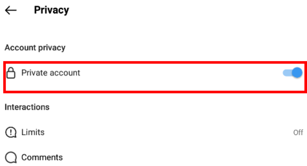 How To Make Your Instagram Account Private
