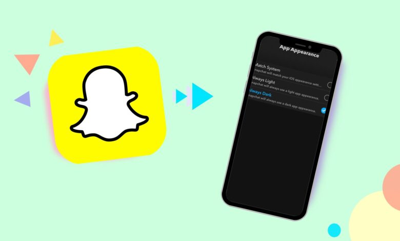 How to Get Dark Mode on Snapchat without App Appearance?